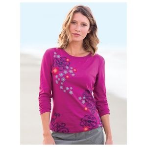 Sahalie Women's Saturday Market Long-Sleeved Tee